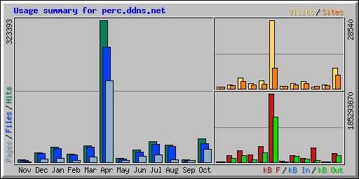 Usage summary for perc.ddns.net